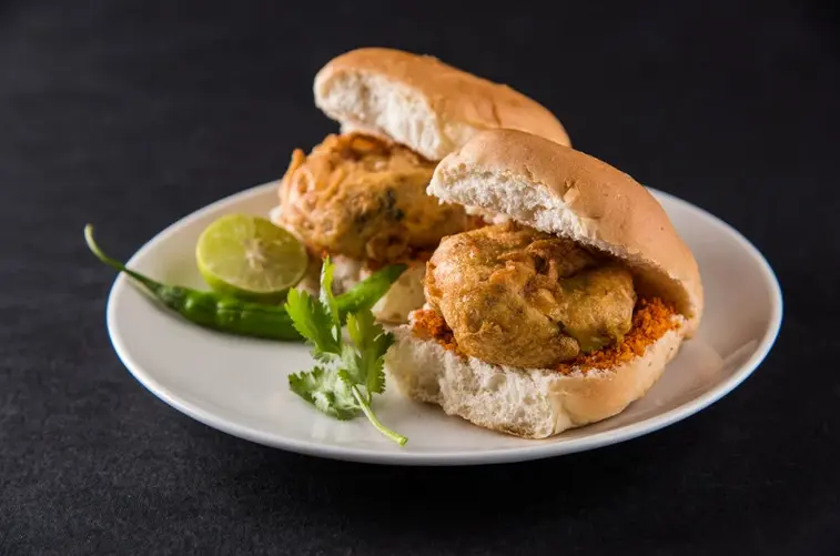 Flavours Of Indian signature street food dishes - Vada Pav, Pav Bhaji, and Chaat in Saskatoon